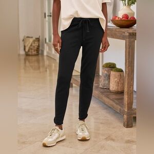 Frank & Eileen Christine Tulip Ankle Sweatpant in Black Size S